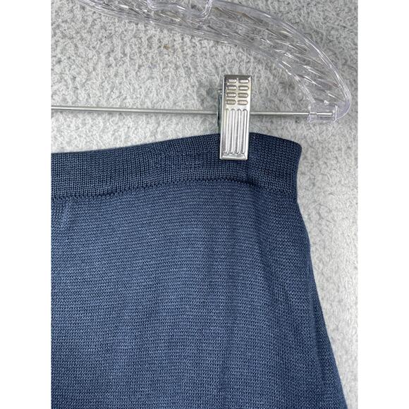 Liz Claiborne Womens Knit Blue Knee Length Skirt Size M NWT - Picture 6 of 7